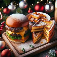 Cheeseburger and French Toast